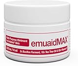 emuaid EMUAIDMAX Ointment for Itchy Skin, Maximum Strength Treatment for Athlete's Foot, Psoriasis, Jock Itch, Rash, Eczema, Cold Sores, Blisters, and Yeast Infection, 0.5oz