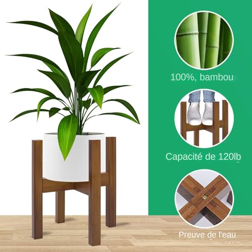 Support de fleurs réglable en largeur pour ajuster vos grands pots - 3