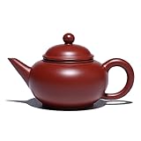 Nom:Shuiping EZLUIYLDH Véritable théière Chinoise Yixing Zisha, théière Gongfu Vintage en céramique Violette, Petite théière Horizon pour Papa, Grand-père, Mari, Amateurs de thé