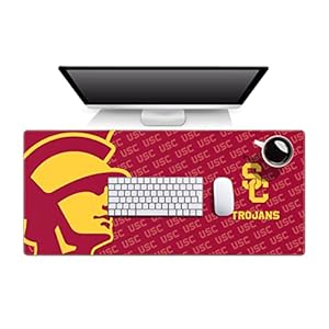 YouTheFan NCAA USC Trojans Logo Series Desk Pad