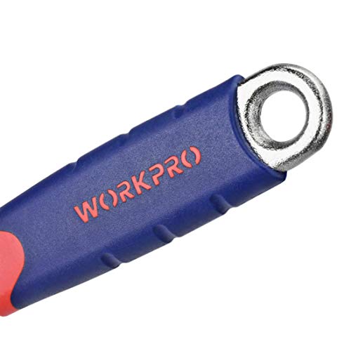 WORKPRO 3-piece Adjustable Wrench Set CR-V with Rubberized Anti-Slip Grips 10-inch, 8-inch, 6-inch