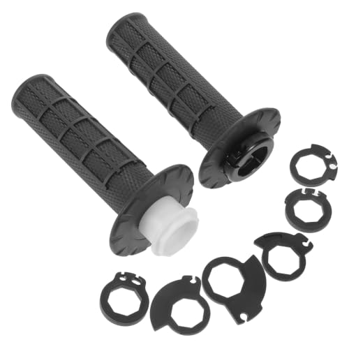 Poignées de guidon de moto verrouillables 22mm Toddmomy noires