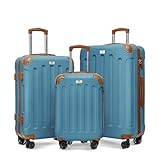 LUGG Travel Suitcase Set - Skywander 3-Piece Hard Shell Luggage, 20' 24' 28'...