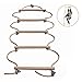 Produktbild MelkTemn Slackline Kinder, Slackline zubehör - Kinder Klettern Schaukel Schaukelseil mit 5 Holzsprossen für Kinder bis 150 kg - Sicherheit Basis Sport Spielzeug Combo Set - Länge: 175cm