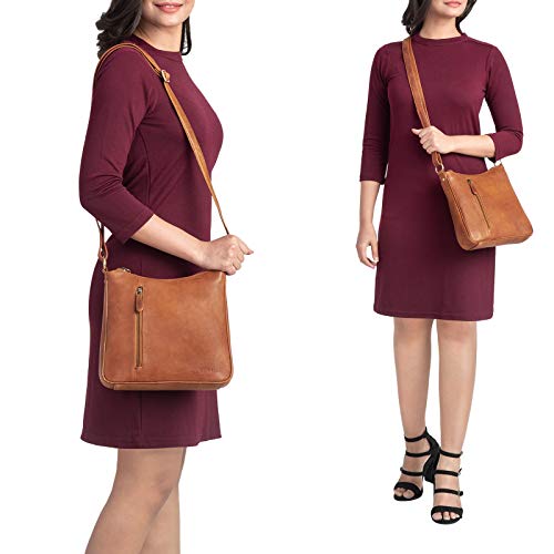 STILORD 'Cecilia' Kleine Schoudertas Dames Elegante Handtas Schoudertas Crossbody Zak Uitgaande Zak Echt Leder, Kleur… - Image 3
