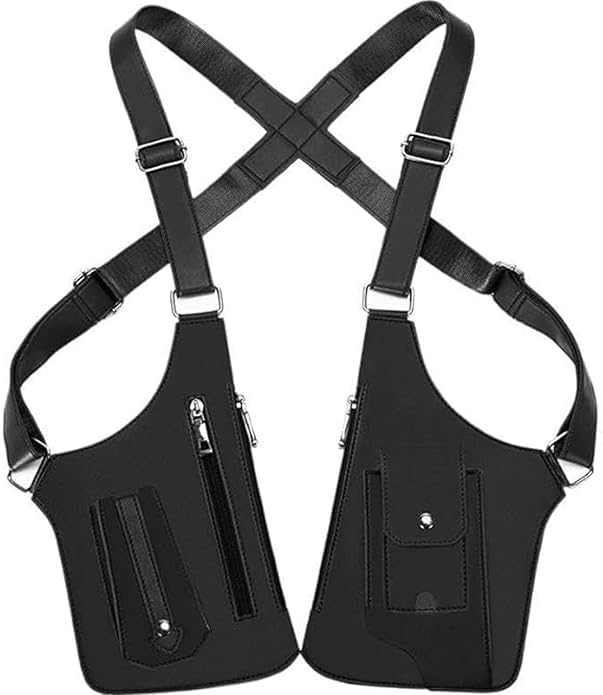 Sac à bandoulière unisexe cuir premium HoldOneLight protège vos objets