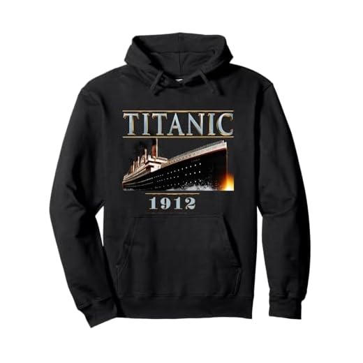 タイタニックギフト ボヤージュ RMS タイタニック 1912 パーカー
