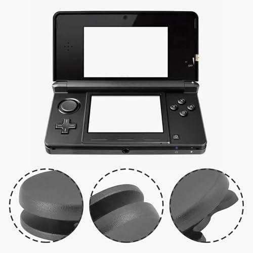 Image of 1pc Joystick Cap Metal Buttons Replacement Thumb Pad Cap Analog Compatible with Nintendo New 3DS 2DS XL LL Gray Metal Thumbstick Grip