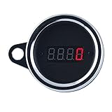 mmb tacho 60mm Blaues LED-Licht für eine einfache Lesung in der Dunkelheit.