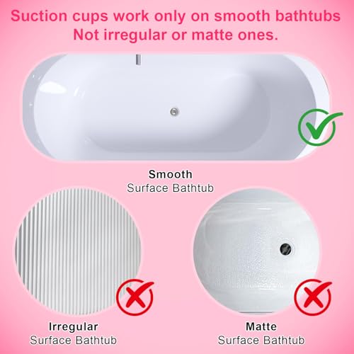 Portable Spa Bubble Bath Massager,Full Body Waterproof Spa Mat for Bathtub, 6-Speed Bubbles, Remote Control & Non-Slip Suction Cups for Home Relaxation