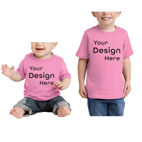 Custom Infant Core Cotton Tee Personalized Infant T Shirt Add Your Text Design Your Short Sleeve Tee