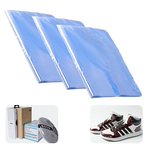 Houdao 100 Pièces Film Thermorétractable 28x40 cm Emballage Savon Imperméables Transparents Sac Thermorétractable Pour Emballage Cadeau et Artisanat...