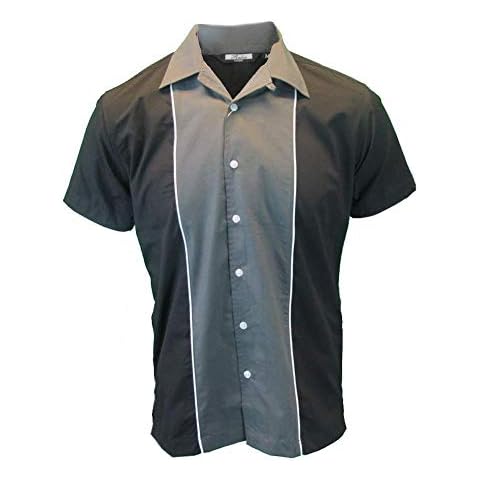 Relco Charcoal Grey & Black Bowling Shirt Cover