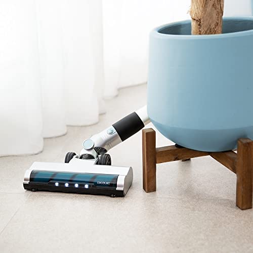 Cecotec Aspirapolvere Scopa Elettrica Senza Fili Ultraleggero Scoba 2100 Jalisco, Potenza Di 210W E 20Kpa, Motore Brusless Digitale, Autonomia 40 Min, Tubo E Spazzola Jalisco Motorizzati, 2 Accessori - 3