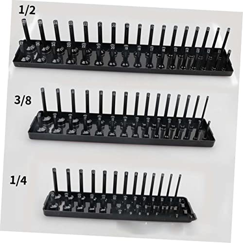 Support de manchons multifonctions noirs pour simplifier votre espace de travail et bureau - 3