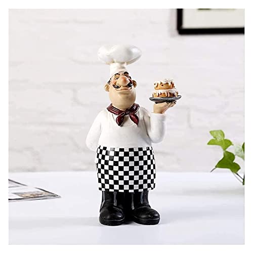 Figurines décorations de pizza et statues de chef pour comptoir de café - 5