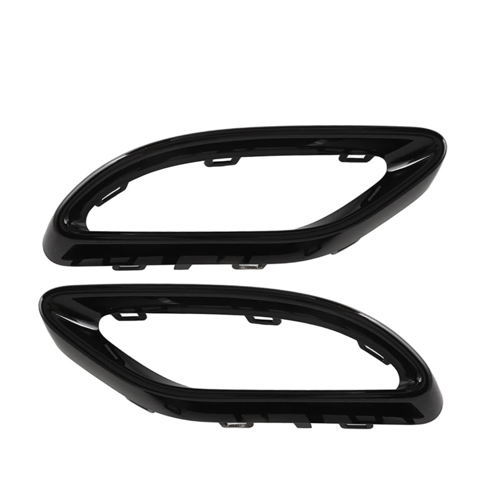 Abbattitore di Rumore Scarico Adatto per ABCE GLC CLS‑Class Sostituzione dei rivestimenti della copertura punta dello scarico nero lucido Marmitta(Silver Right)