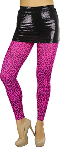 Image of ToBeInStyle Women's Footless Opaque Animal Zebra Tiger Tights Hosiery
