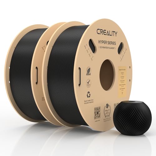 Creality PETG Filament, Hyper PETG 1.75 mm 3D Printer Filament with 30-600 mm/s, Dimensional Accuracy +/- 0.02 Cardboard
