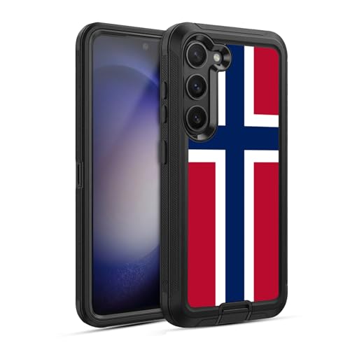 Étui Foot Norvège pour Samsung S23 5G Coque Blindée pour Supporter Actif