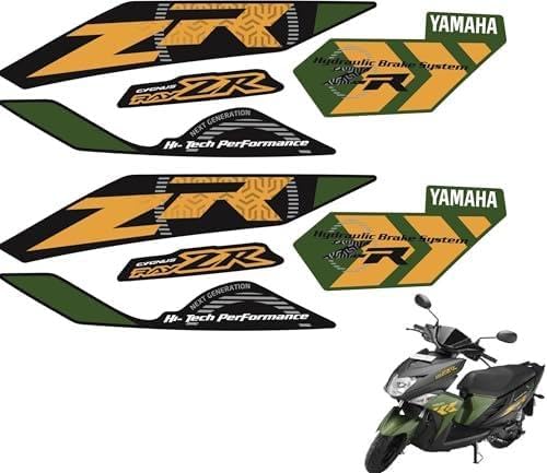 Sticker & Decal for Bike (Multicolor) (Yamaha ray zr scooty Sticker)