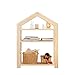 Selsey Jafari - Estantería Infantil en Forma de casa de Pino con 3 estantes, 94,8 x 73 x 40 cm