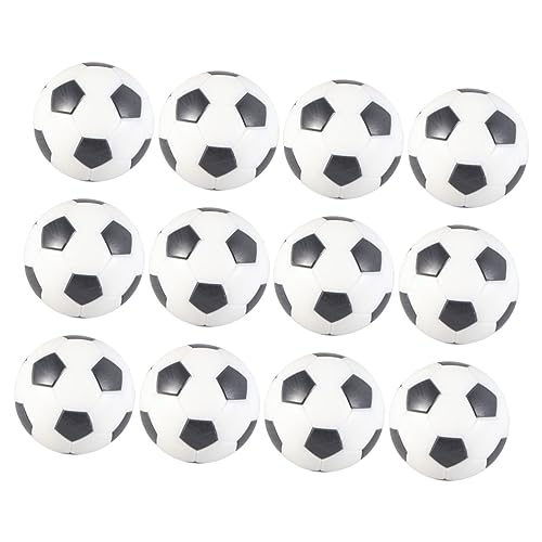 Anneome 12Pcs Table Football Balls Replacement Soccer Balls for Tabletop Soccer Games Fun Accessory for