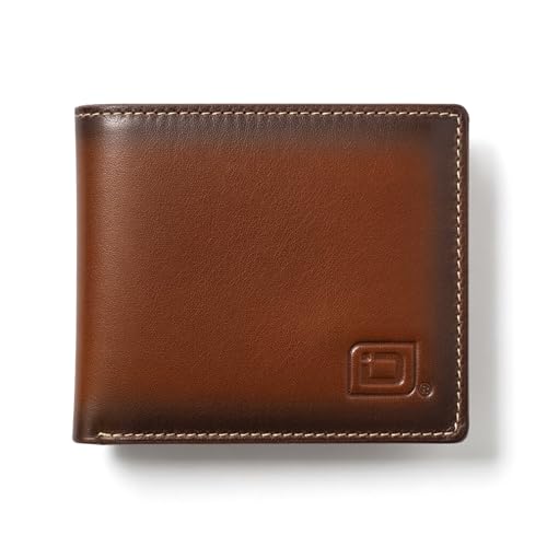 Image of ID Stronghold Extra Capacity Bifold Wallet for Men - RFID Blocking Genuine Leather Wallet (Antiqued Brown)