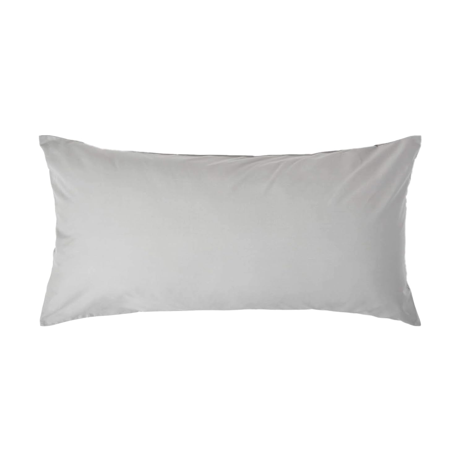 B&Q -  Silver Grey Continental Egyptian Cotton Pillowcase 200 Tc40 X 80 Cm