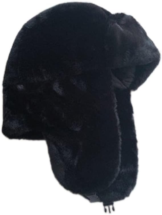 Plush Lei Feng Hat Women's Winter Cycling Ear Protection Thickened Windproof Warm