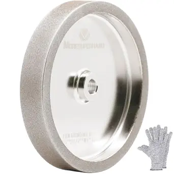 MORESUPERHARD CBN Grinding Wheel 6 inch,180 Grit,1/2