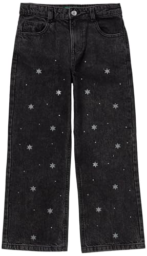 Pantalon regular Benetton fille 4r76ce04m, la coupe droite confortable et résistante