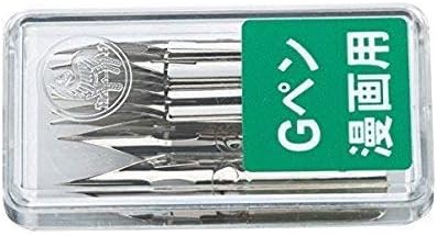 2Set X Zebra Comic G Model Chrome Pen Nib, Pack of 10 (PG-6C-C-K)