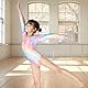 JiAmy Gymnastikanzug Mädchen, Turnanzug Turnshorts Haarband Set Turnanzug Leotard Set für 3-12 Jahre