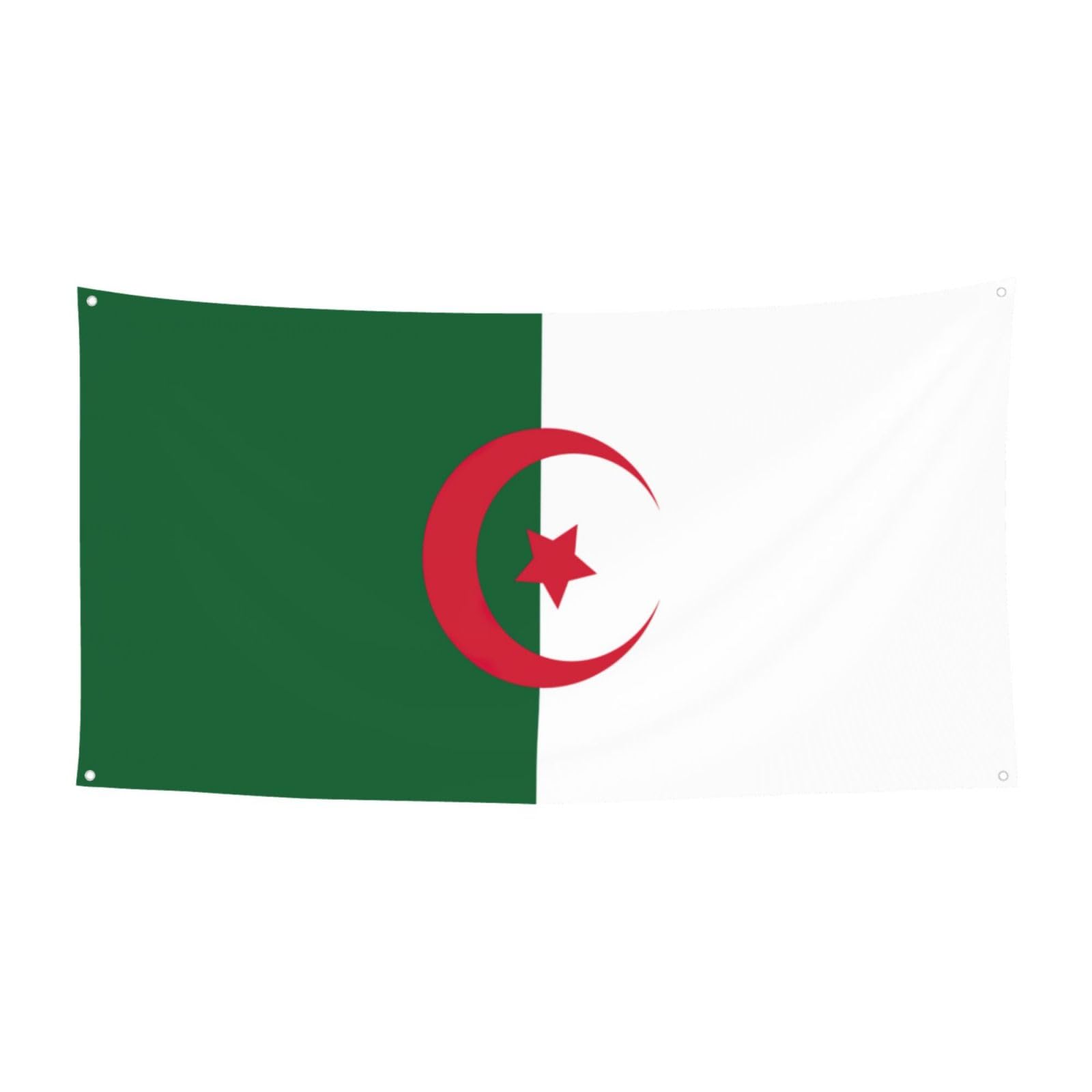 Bandera de Argelia para decoración de fiesta, divertida pancarta de cumpleaños, adecuada para fiestas y eventos temáticos