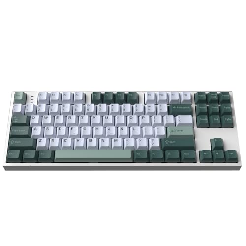Image of Fogruaden PBT Keycaps Set, Cherry Profile Custom Keycap for Mechanical Keyboard Green Keycaps