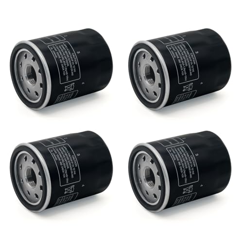 2540086 Oil Filter for Polaris Ranger 570/700/800/900/1000 Crew XP/RZR 570/800/900/1000 Sportsman 600/700/800 General 1000 ACE 500/570/900 Replaces 2540122 2540006 (4 PCS)
