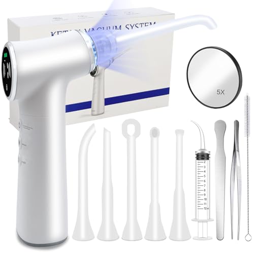 Image of Upgraded Tonsil Stone Remover Tool, Upgraded Electric Tonsil Stone Removal Kit - with Built-in LED Light & 6-Level Suction for Bad Breath Prevention, Oral Suction Device for Stone Removal (Purple)