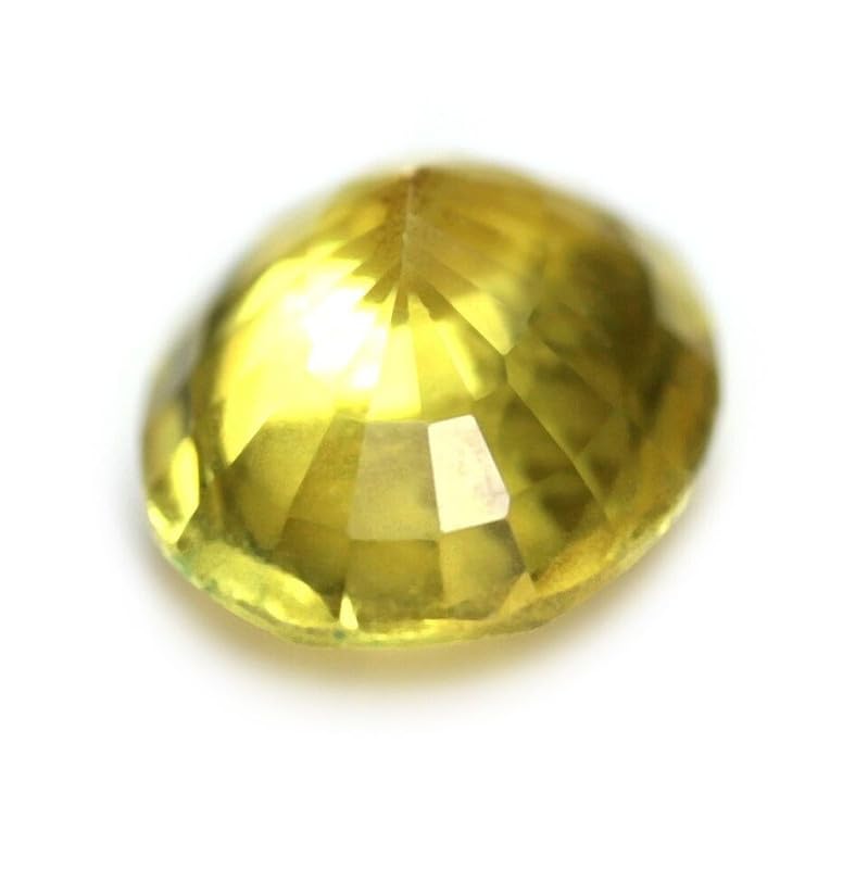 Saphir jaune véritable non traité : évitez les pierres synthétiques - 2