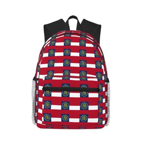 Sac à dos drapeau Géorgie mixte et léger idéal pour le sport ou les sorties
