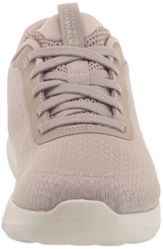 Image of Skechers Women's Go Walk Joy Ecstatic Sneaker | Air-Cooled Goga Mat Insole, 5GEN Cushioned Midsole, Machine Washable, Vegan, Elastic Bungee Laces