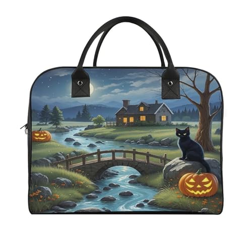 Bolso Maletín Negro Gato para Laptop y Oficina miniatura 3