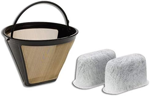 Miniatura 1 de Filtros para cafetera Cuisinart - Filtro GTF en tono dorado y 2 filtros de agua de carbón