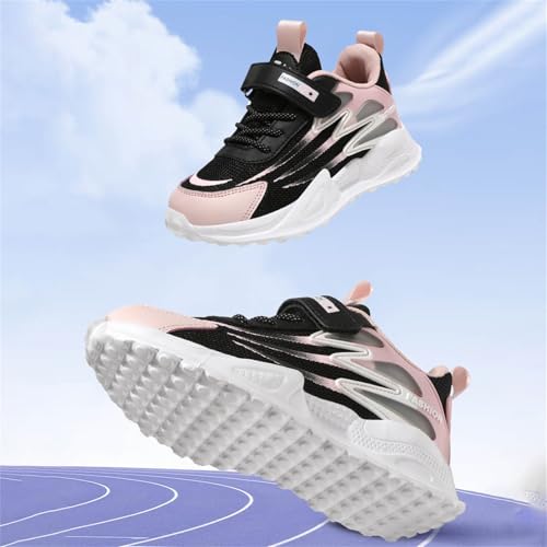 Chunky Platform Sneakers for Toddler Kids Memory Foam Dad Shoes for Boys Girls Lace-Up Running Slip On Fashion Sneakers3