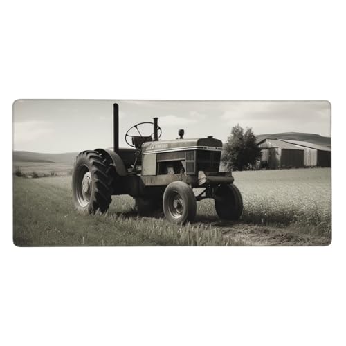 Tapis de souris de jeu XXL sous-main étendu tracteur agricole PC