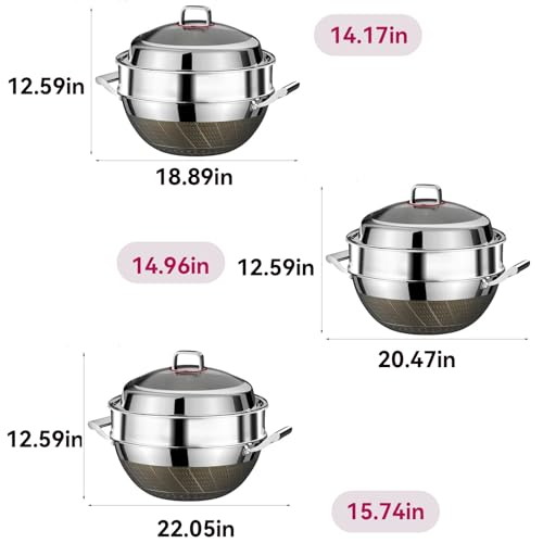 Wok Profundo Titanium con Doble Asa 14.17in miniatura 7