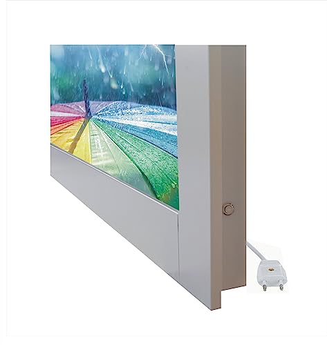 Parapluie rétro-éclairé pour éviter les flaques grâce à l'éclairage latéral
