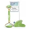 RoselynBoutique-Jade-Roller-Gua-Sha-Massage-Tool-Set-Beauty-Facial-Skin-Roller-Massager-Muscle-Relaxing-Relieve-Wrinkles-Original-Natural-Jade-Stone ROSELYNBOUTIQUE Gua Sha Facial Tools Healing Crystal - Guasha Massager Tool (Jade)