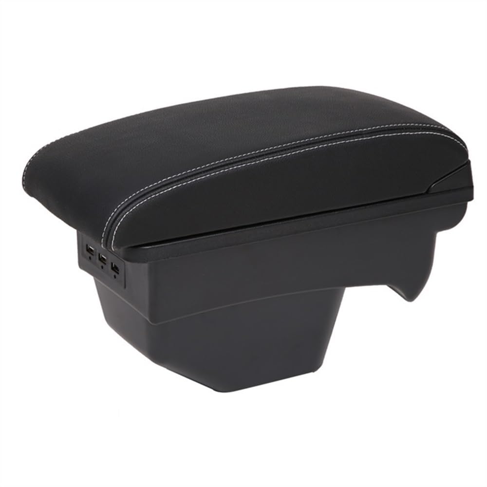 YULEGUDI Car Armrests Compatible With Peugeot 308 For SW Compatible With 309 Car Armrest Box Retrofit Parts Interior Storage USB Accessories