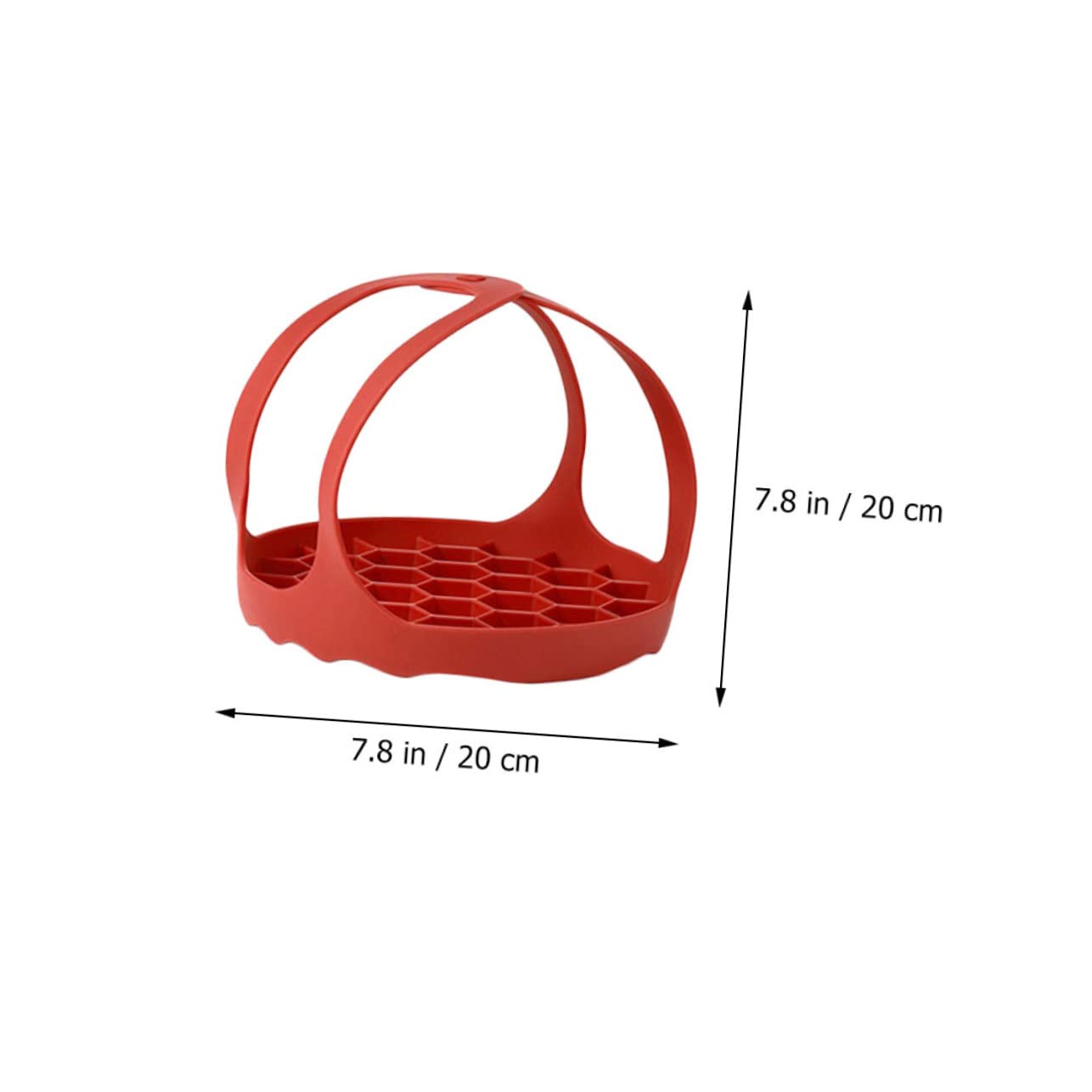 Cabilock 2pcs Silicone Egg Steamer Rack for Pressure Cooker Heat Resistant Cooking Accessories for Boiling Eggs Steaming Vegetables Fish and More